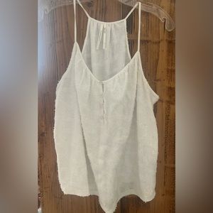 Anthropologie women’s white tank